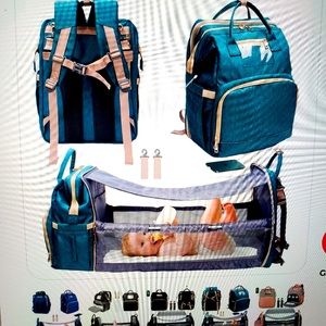 Angelhouse 3 in 1 Diaperbag Backpack with Changing Station. Only 2 left!
